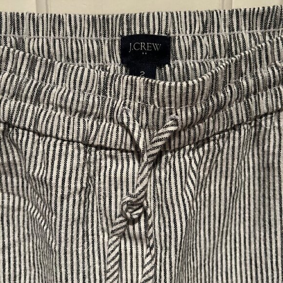 J.Crew Striped Drawstring Pants – Casual & Comfortable Summer Style - Picture 2 of 3